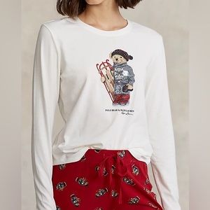 NWT | Sled Polo Bear Jersey Pajama Set | S